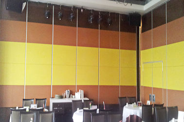 La pared movible de aluminio del restaurante de la prueba de los sonidos divide el grueso de 85m m