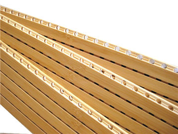 Los paneles de pared acanalados de madera interiores del PVC de los techos del estallido del panel acústico
