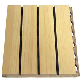 El panel de pared de madera de la absorción sana del poliéster absorbente de la fibra del ruido para el cine