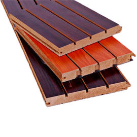 Los paneles acústicos de madera acústicos acanalados de madera del panel KTV de la reducción del nivel de ruidos