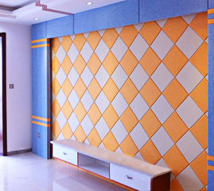 Los paneles acústicos del poliéster decorativo interior para el OEM del auditorio
