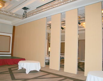 Sonido de madera operable de desplazamiento decorativo de la pared de división que impermeabiliza al tablero del MDF
