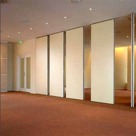 División acústica de la puerta de plegamiento ninguna pista del piso que resbala la división plegable para el pasillo del banquete