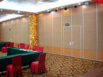 Tabique acústico de la pista movible de la pared del multicolor de las puertas de plegamiento para la sala de conferencias