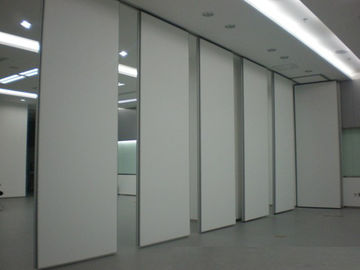 Sala de clase que desliza puerta de plegamiento de aluminio del tablero de las paredes/de la melamina de división