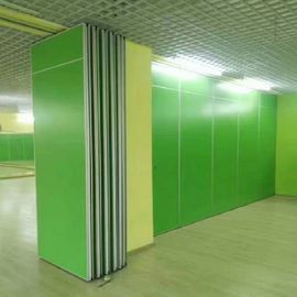 Sala de clase que desliza puerta de plegamiento de aluminio del tablero de las paredes/de la melamina de división