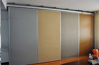 Mueble moderno decorativo del plegamiento que resbala las paredes de división para la sala de conferencias
