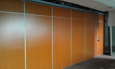 La pared movible de la oficina del MDF divide el tipo del panel de la melamina, deslizando los tabiques