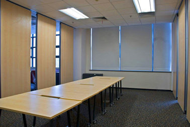 Pared de división acústica movible del tablero de yeso del top del MDF para la sala de clase de la escuela
