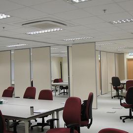 Paredes de división ligeras de la oficina/paredes de división plegables del marco de aluminio con las puertas