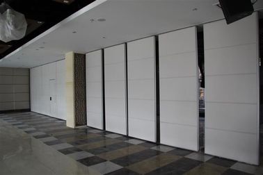 Aluminio que dobla la pared de división acústica, sistemas movibles fonoabsorbentes de la pared