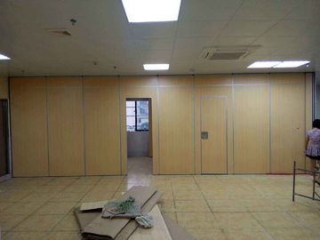 Sala de clase acústica movible de la división que resbala el piso de las paredes de división hacia el grueso del techo 85 milímetros