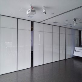 Mueble de la prueba del sonido de la oficina de la altura de 4 M que resbala la pared de división flexible para la sala de conferencias
