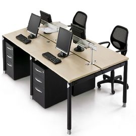 Divisiones modificadas para requisitos particulares de los muebles de oficinas del tamaño/puesto de trabajo modular de madera de la oficina
