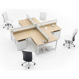 Tamaño modificado para requisitos particulares división moderna modular de la pared del tablero de los puestos de trabajo del cubículo de la oficina