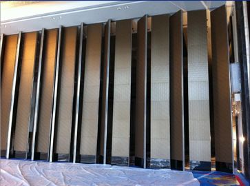 paredes de división plegables de madera de la melamina de la insonorización del grueso de 85m m para el restaurante