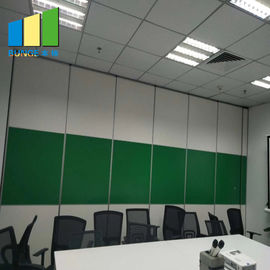 Mueble de la prueba del sonido de la oficina de la altura de 4 M que resbala la pared de división flexible para la sala de conferencias