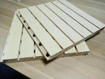 Materiales de aislamiento de madera de sonido de los paneles acústicos de la fibra de la sala de conferencias