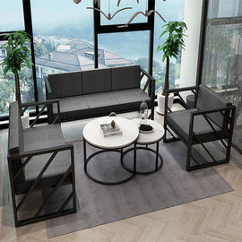 Sofá moderno de lujo de la conferencia de la tela de los muebles de oficinas fijado para la sala de recepción