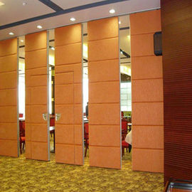 Interior insonoro movible del MDF de las paredes de división de Pasillo del banquete que resbala la puerta de madera