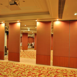 Puertas movibles de la sala de clase el panel de la división de la pared de 65 milímetros para las puertas desprendibles del auditorio