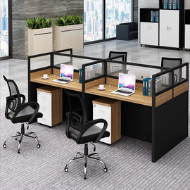 Los muebles de oficinas modernos de la estación de trabajo del cubículo de 6 Seat dividen respetuoso del medio ambiente