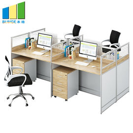 Mesa de reuniones comercial de Seater del panel 4 de las divisiones/MFC de los muebles de oficinas