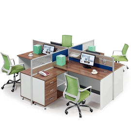 Puesto de trabajo ajustable de la oficina de 4 personas/cubículos modulares de los muebles de oficinas