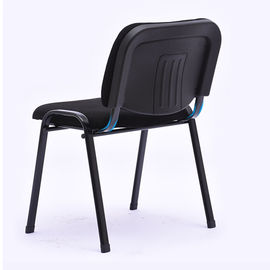 Malla de los apoyabrazos de la silla ergonómica negra de la oficina + material de Seat fijos de la espuma