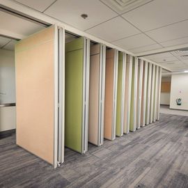 Escuela de biblioteca movible del panel que resbala las paredes de división plegables 4000 milímetros de altura