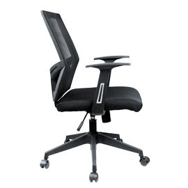 Alta silla negra trasera de la oficina de la malla/silla de eslabón giratorio ergonómica con el reposacabezas