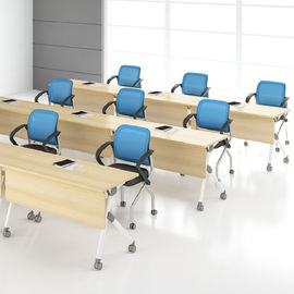 Mesas de reuniones y sillas apilables ligeras ajustables para el sitio de entrenamiento