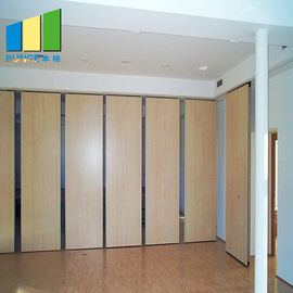 Pared de división acústica plegable modificada para requisitos particulares del PVC del tamaño para la sala de reunión