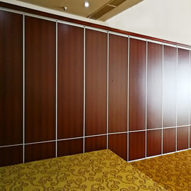 División de aluminio movible del divisor de la pared de Pasillo del banquete de Convention Center/madera de la pared