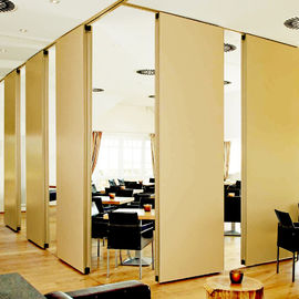 Paredes de división acústicas movibles del plegamiento de madera insonoro de la sala de conferencias para la oficina