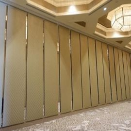Banquetee el divisor retractable acústico operable del espacio del sitio del pasillo que resbala las paredes de división plegables