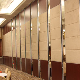 La insonorización moderna artesona la división movible apoyada superior de la puerta deslizante de las puertas interiores para el hotel