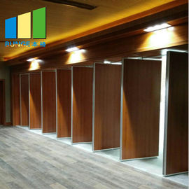 Tablero plegable de madera desprendible insonoro de aluminio modificado para requisitos particulares de la pared de división de la oficina