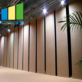 Pared de división de madera de la oficina de división del MDF de la pared de los tabiques de la división movible móvil de Dubai