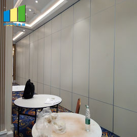 Pared plegable acústica movible de las paredes de división del restaurante de aluminio del marco