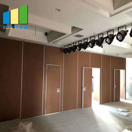 Pared movible acústica que dobla resbalando las paredes de división para el salón de baile de Pasillo del banquete del hotel