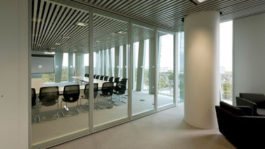 División de cristal de aluminio movible de la oficina de las paredes de división para el centro de conferencias