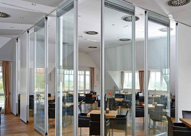 Divisor de aluminio plegable plegable interior del vidrio del marco de las paredes de división