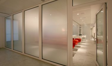 Tabiques flexibles movibles del vidrio esmerilado de las paredes de división para la oficina