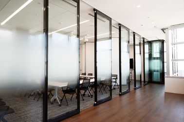 Tabiques flexibles movibles del vidrio esmerilado de las paredes de división para la oficina