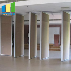 Los paneles de pared plegables de división de la división de la sala de clase de la impermeabilización movible acústica del sonido Filipinas