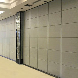 Pared de división movible acústica de Varifold de la puerta de desplazamiento de la prueba de aluminio de los sonidos para el restaurante