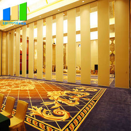 Puertas de plegamiento movibles portátiles de la división de la tela de las paredes de división de la oficina del tablero de yeso del top del MDF para el hotel