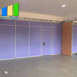Tabiques acústicos de madera que doblan la pared de división movible de la puerta deslizante de la división de la sala de clase