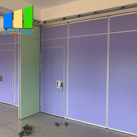 Tabique de aluminio de la puerta deslizante de la pared de divisiones de la prueba de los sonidos para la sala de clase